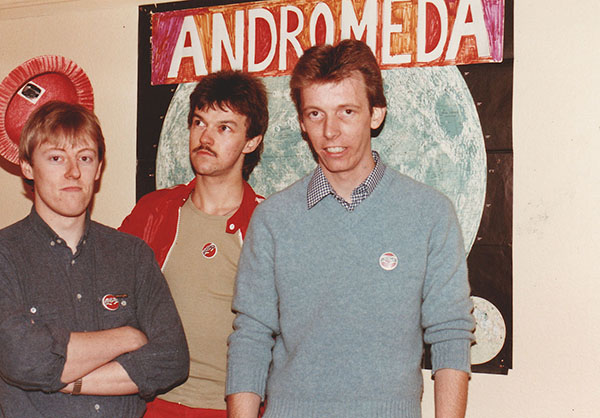 The short-lived band Andromeda The short-lived band Andromeda