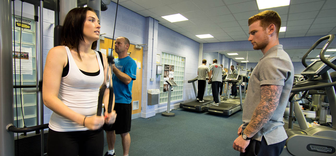 Supervised use of weights machine