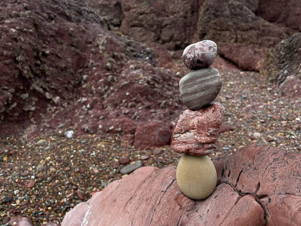 On the Pembrokeshire Coastal path near Freshwater West