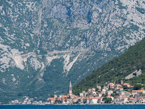 St. Matthias Church in the bay of Dobrota, Montenegro